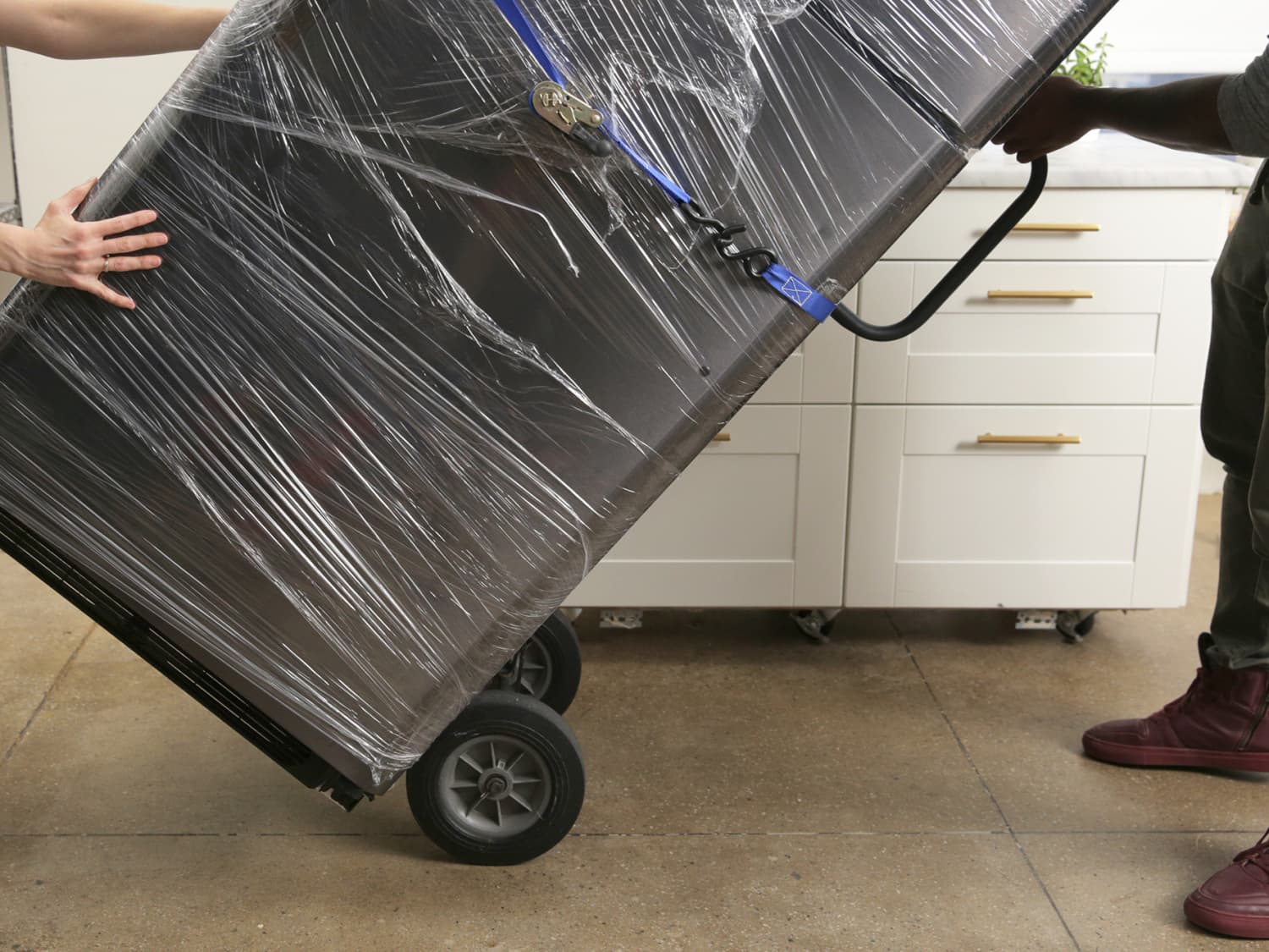 move refrigerator to dining room